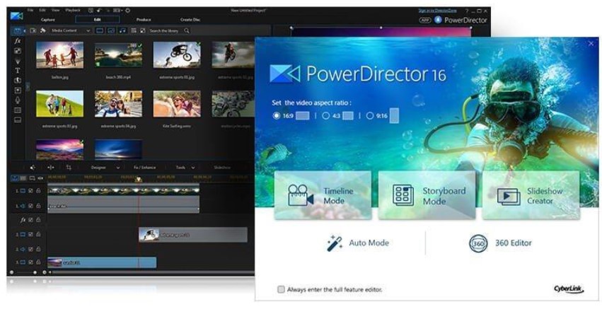 cyberlink powerdirector video editor download